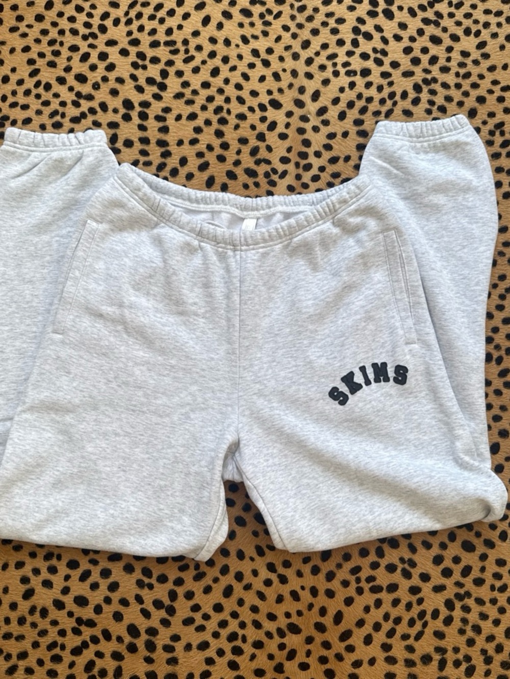 Skims Cotton Fleece Sweatpants size small
